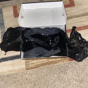 Jordan cap n gown 13s black